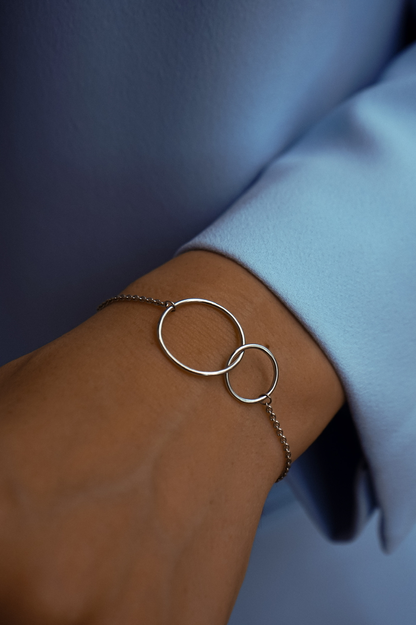 Чокер-кольцо с браслетом лодочка