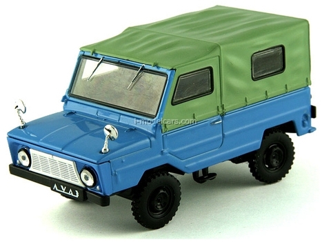LUAZ-969A Volyn blue-green 1:43 DeAgostini Auto Legends USSR #70