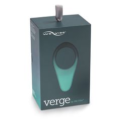 Чёрное эрекционное виброкольцо We-vibe Verge - 