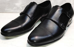 Черные классические туфли под брюки мужские Ikoc 2205-1 BLC.
