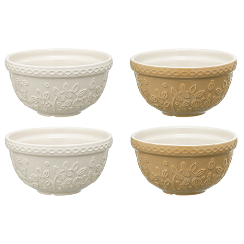 Набор пиал 4шт 130мл Tkano Ягоды Тайги Russian North кремовый/бежевый