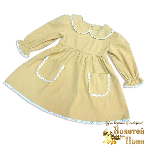 Платье вельвет детское (2-7) 250928-D7076