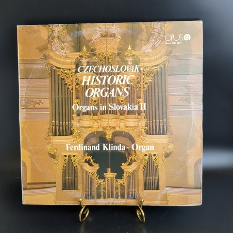 Czechoslovak Historic Organs виниловая пластинка 12 дюймов Klinda Ferdinand, Organs in Slovakia II, LP, классика,Opus stereo, винтаж времен СССР