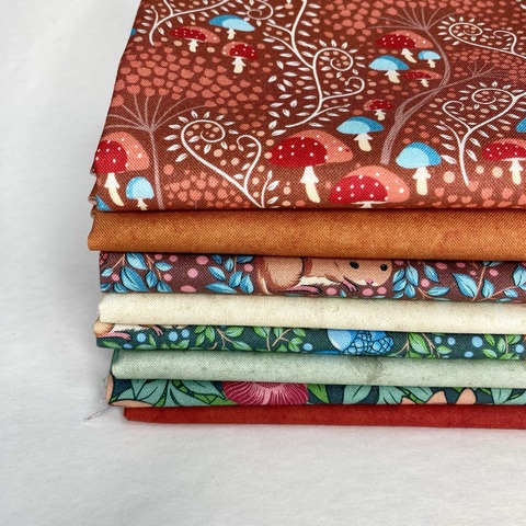 Набор ткани для пэчворка Счастливая звезда JulidoQuilt