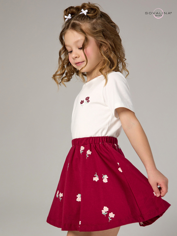 Костюм Мальвина SG тофу-лютики бордо ЛБ