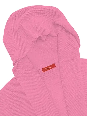 Кардиган с капюшоном из шелка