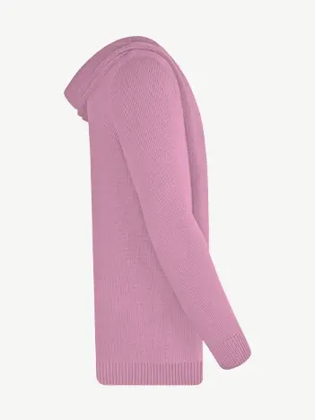 Кардиган с капюшоном из шелка