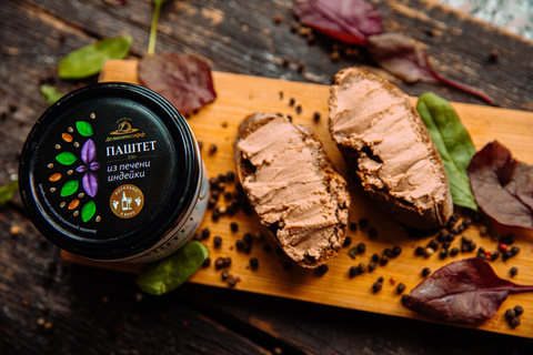 Паштет из печени индейки, 150 г., деликатесофф