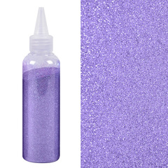 Глиттер Блестки/Порошок в банке, Сиреневый, 80 г