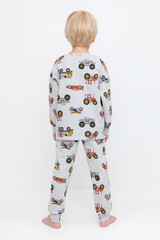 пижама  для мальчика  К 1587/речной перламутр,машины