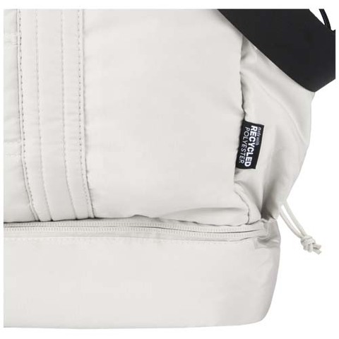 Дорожный мешок Puffer объемом 30 л, изготовленный из переработанных материалов согласно стандарту GRS, с утепленным дном