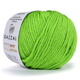 Пряжа Gazzal Baby Wool XL 821 салатный