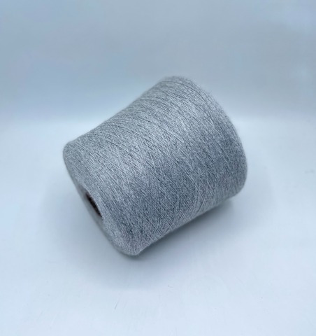 S.B.Filati, Spuma30 3/30 1000м. 60% Беби альпака, 40% Кашемир, Серый меланж(132), 37290