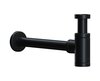 Ceramica Nova 70001MB Дизайнерский бутылочный сифон для раковины с мокрым затвором, цвет: чёрный матовый