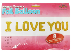 К Надпись, I love you, Золото, 17