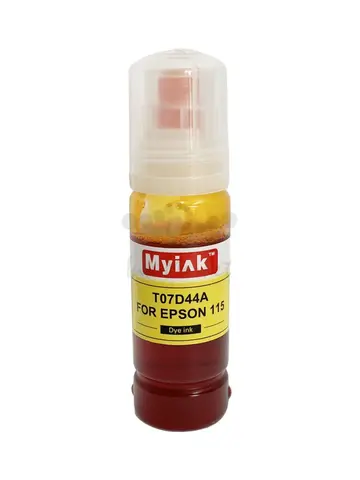 Чернила MyInk T07D44A для EPSON EcoTank 115, L8160/L8180 (70 мл, yellow)