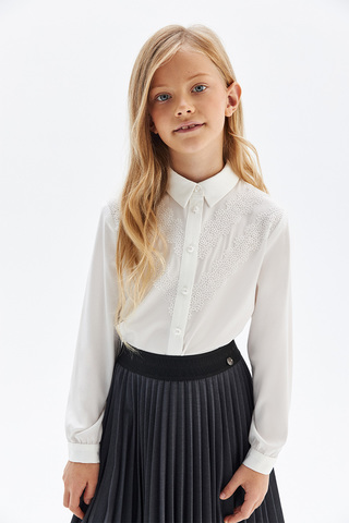 Блузка трикотажная длинный рукав Silver Spoon SSFSIG-128-22809-201