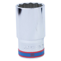 KING TONY (423033M) Головка торцевая глубокая двенадцатигранная 1/2", 33 мм