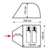 Картинка палатка туристическая Totem TTT-030 зеленый - 2