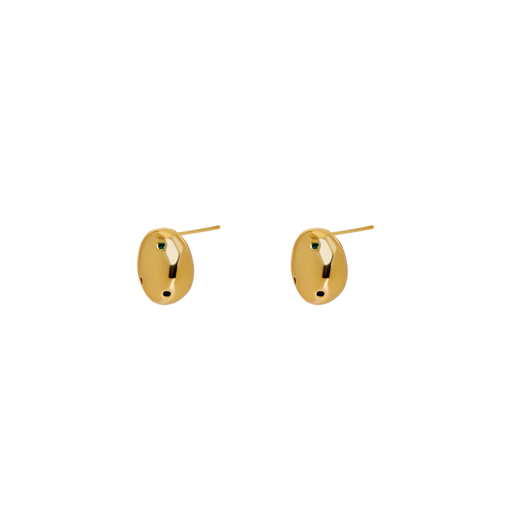 Серьги Gold Beans Earrings