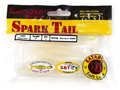 Мягкая съедобная приманка LJ Pro Series Spark Tail 3,0 in (76 мм), цвет 033, 7 шт