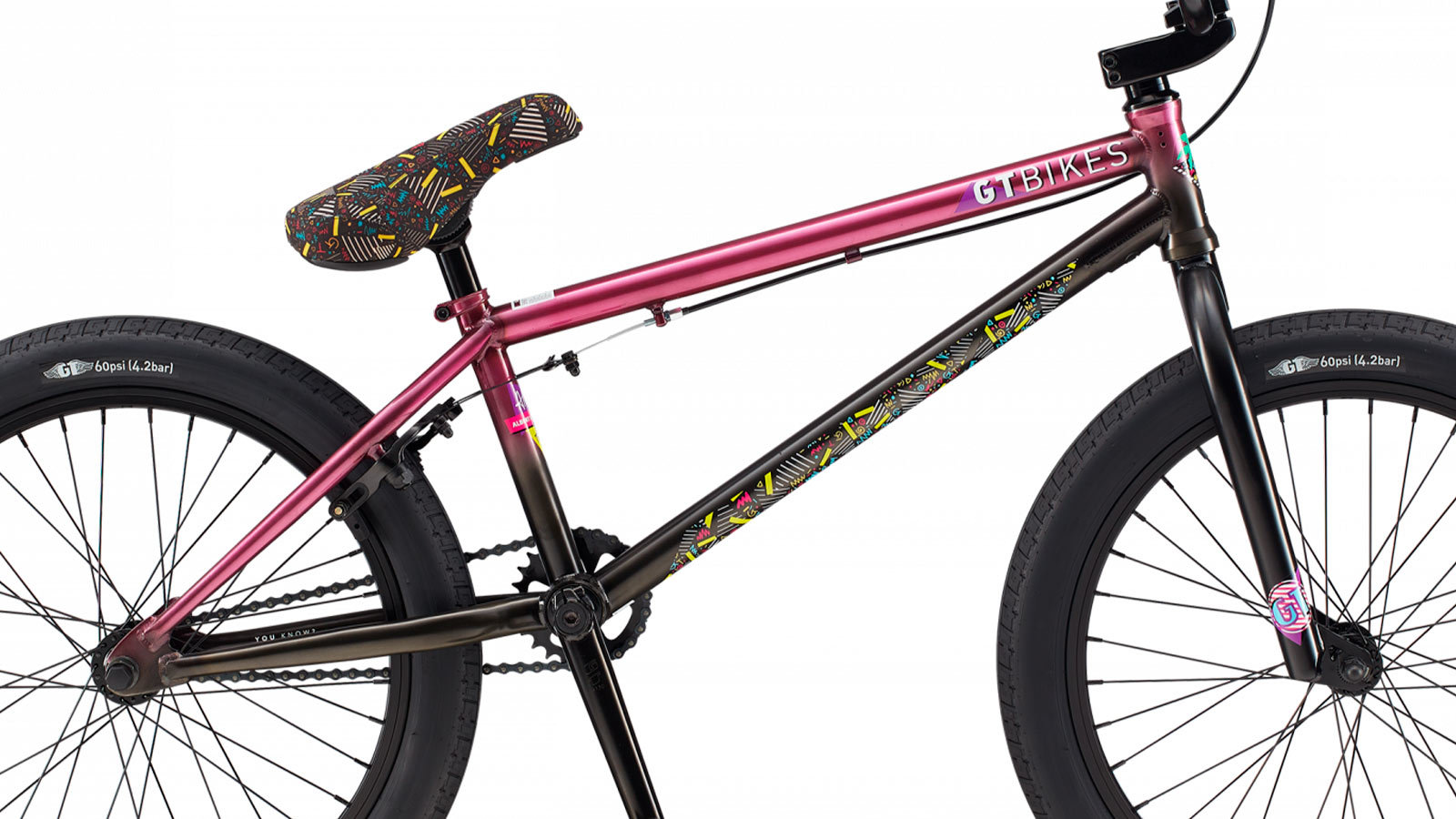 GT MERCADO TEAM 20.75" Черно-розовый - BMX | iRide shop фото 4