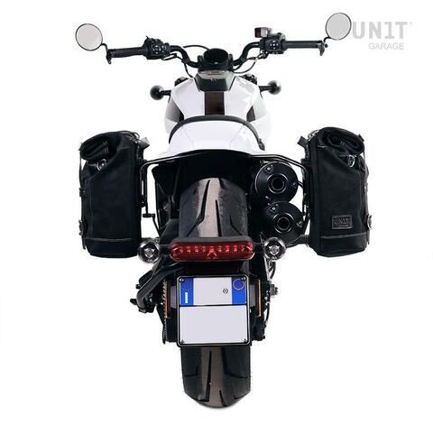 Unitgarage Unitgarage Боковая сумка Canvas + правый держатель Harley Davidson Sportster S 1250 (2)