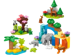 Конструктор LEGO Duplo 10446 Семейства диких животных 3в1