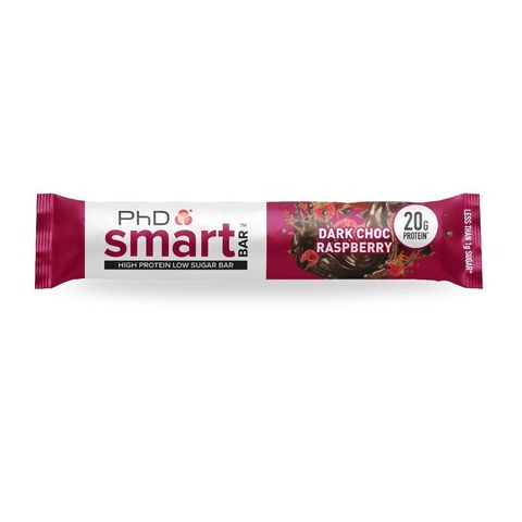 PhD Smart Bar, протеиновый батончик, вкус Темный шоколад/малина, 64 гр.