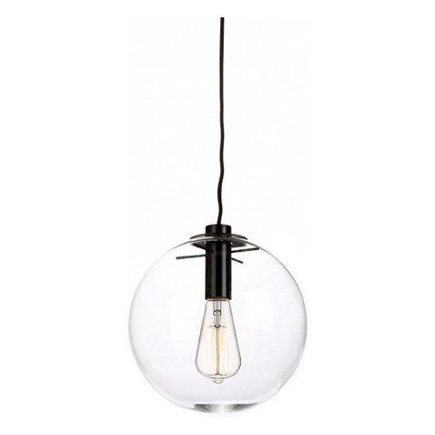 Светильник Glass Ball Ceiling Black D25