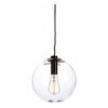 Светильник Glass Ball Ceiling Black D25