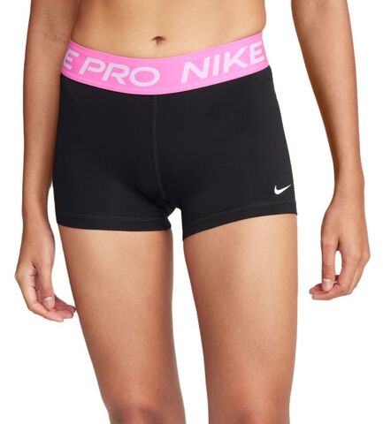 Женские теннисные шорты Nike Pro 365 Short 3in - black/playful pink/white