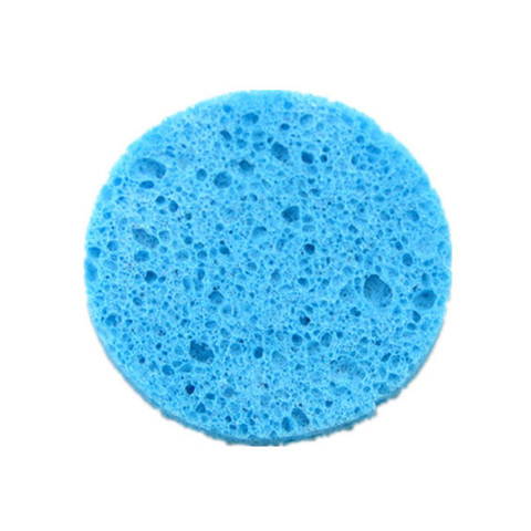 Спонж для лица цвет синий (диаметр 8 см)