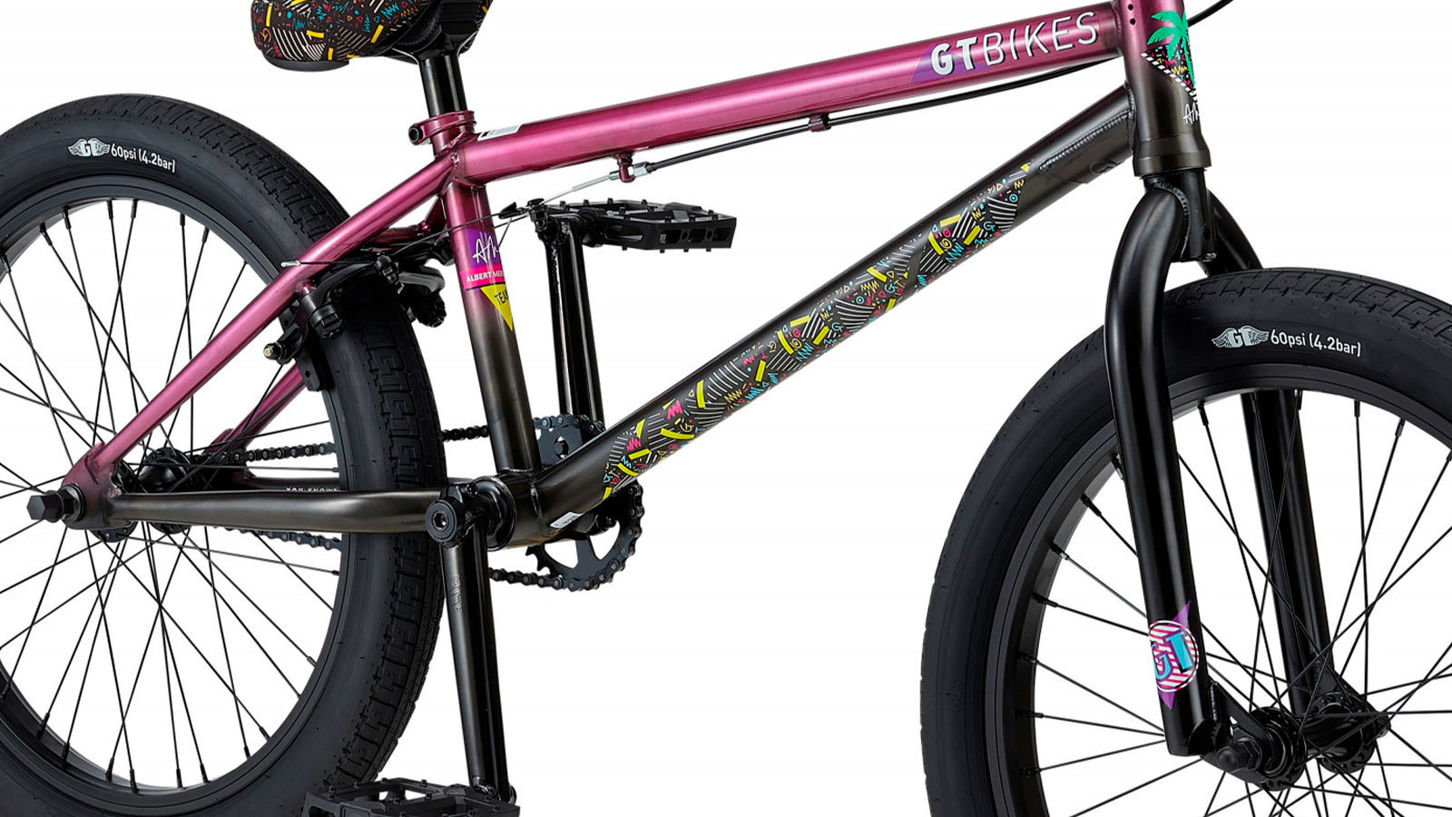 GT MERCADO TEAM 20.75" Черно-розовый - BMX | iRide shop фото 6