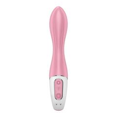 Розовый вибромассажер с функцией расширения Air Pump Vibrator 2 - 20,9 см. - 