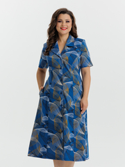 4536 Халат на пуговицах