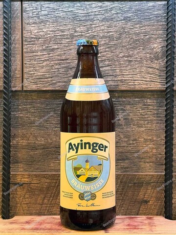 Ayinger Brau-Weisse (Айингер Бройвайссе) светлое пшеничное нефильтр. 0,5 л.