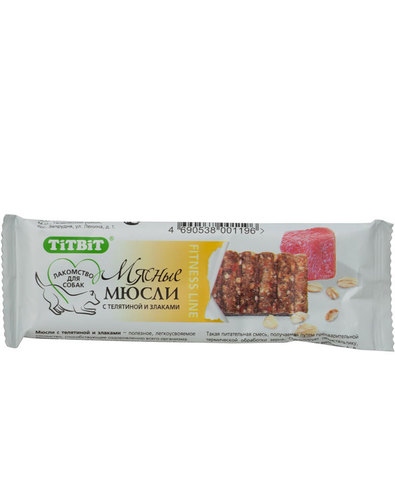 Titbit Мюсли Fitness с телятиной и злаками
