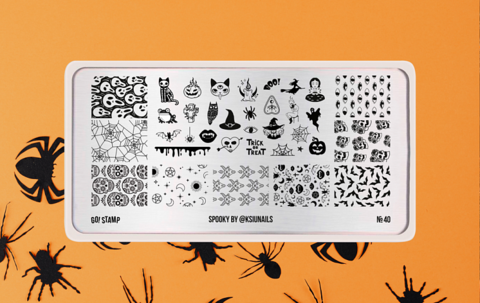 Пластина для стемпинга Go! Stamp 40 Spooky