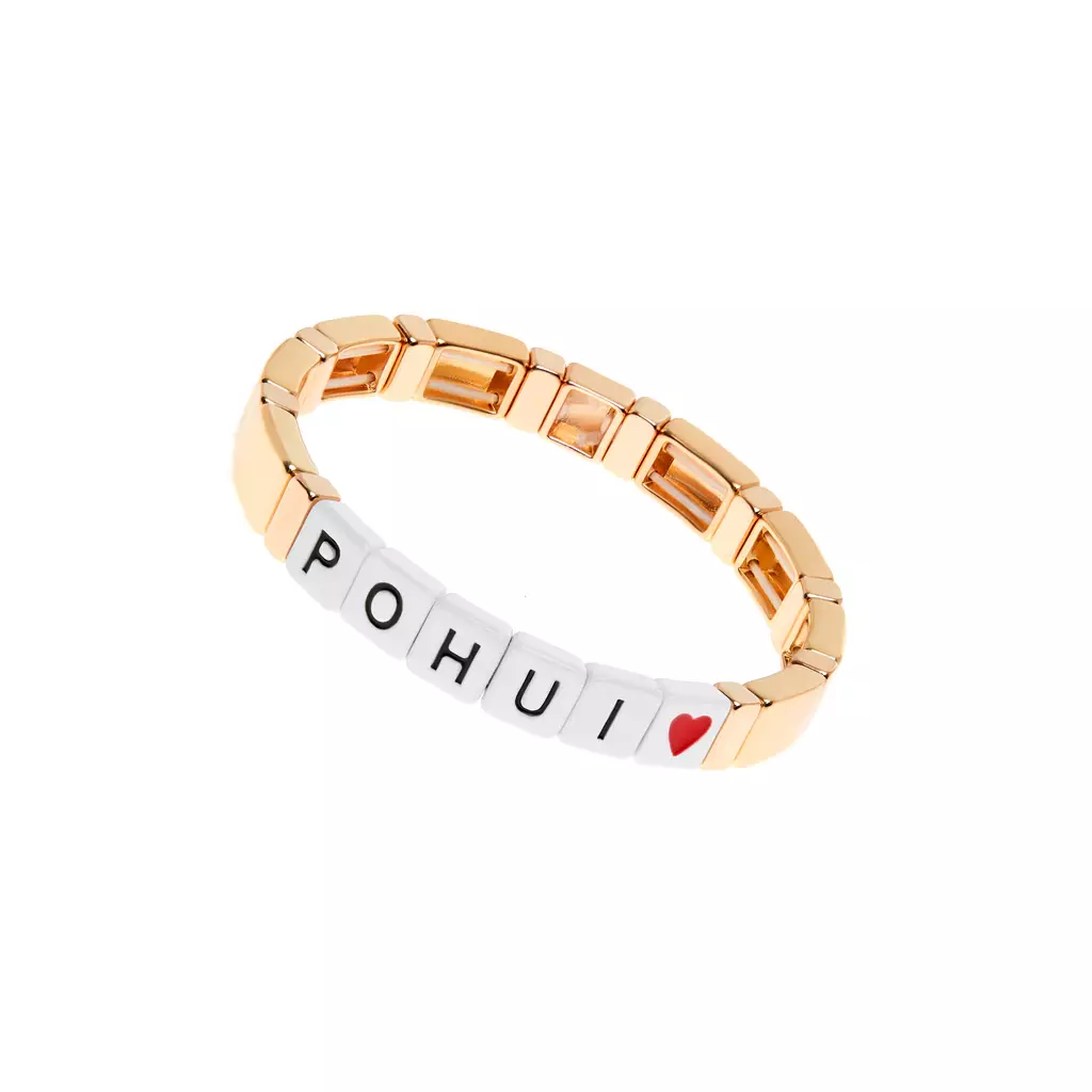 DÉJÀ VU Браслет Personalisation Gold Bracelet – POHUI déjà vu браслет gold puffy heart bracelet red