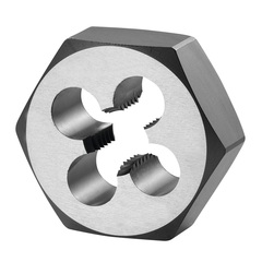 Плашка М 8,0х1,25 DIN382 (6-гранная) HSS 6g 21х9мм Bucovice(CzTool) 220080