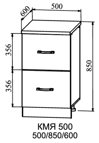 Кухня Капри метабоксы КМЯ 500