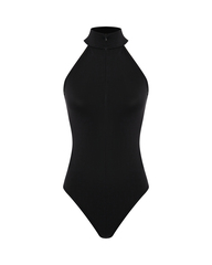 Боди на молнии без рукава