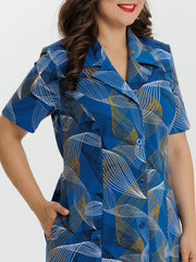 4536 Халат на пуговицах