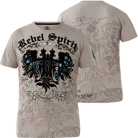 Rebel Spirit | Футболка мужская SSK121264 перед и спина