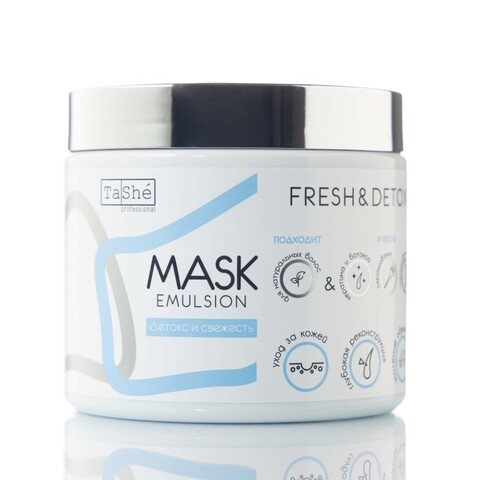 Tashe professional Маска-эмульсия для волос Fresh & Detox  Объем и блеск (tsh27) 500мл