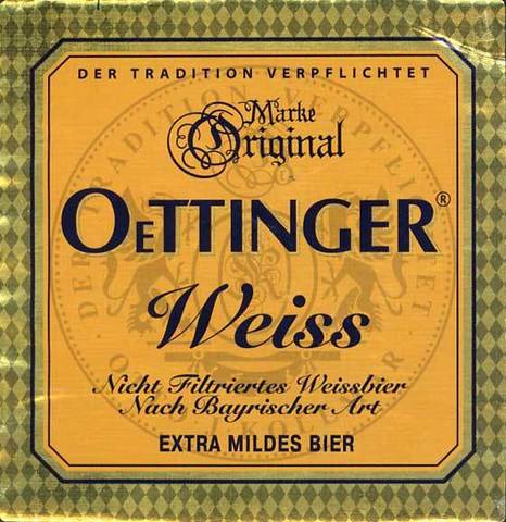 Пиво Oettinger Weiss