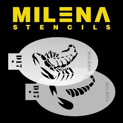 Трафарет Milena D17