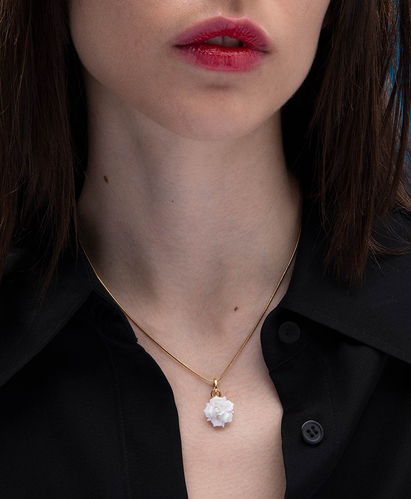 Подвеска MINI ROSE  WHITE