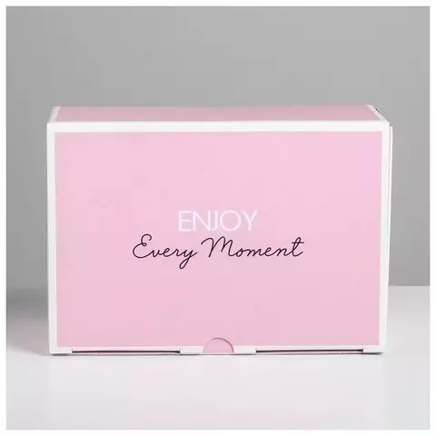 Коробка с напонителем «Believe» (22 × 15 × 10 см) розовый